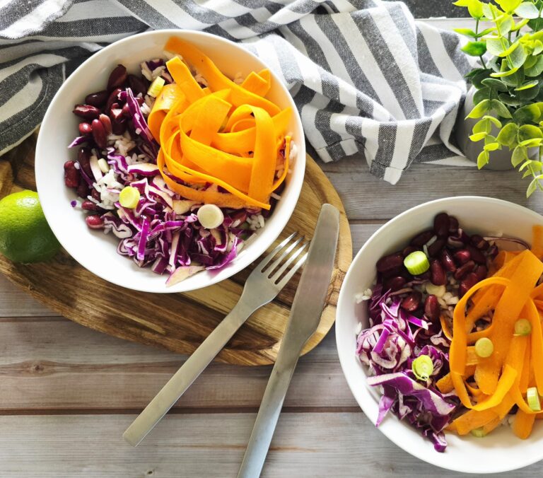 Salade express chou, haricots rouges et carottes 14 Salade express chou, haricots rouges et carottes