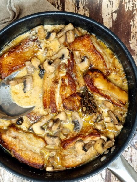 Tendrons de veau braisés au cidre