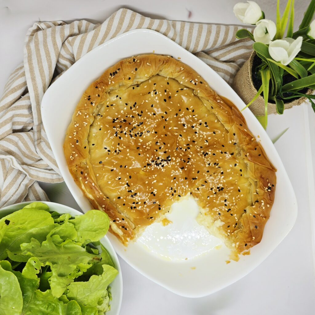 Tyropita, feuilleté grec à la fêta