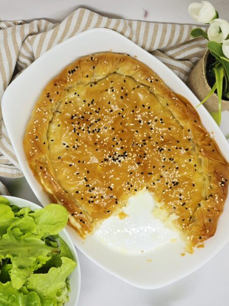 Tyropita, feuilleté grec à la fêta