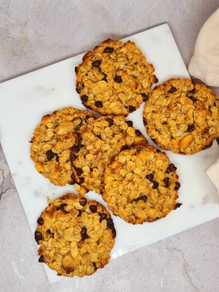 Cookies healthy ultra-simples aux flocons d’avoine et chocolat