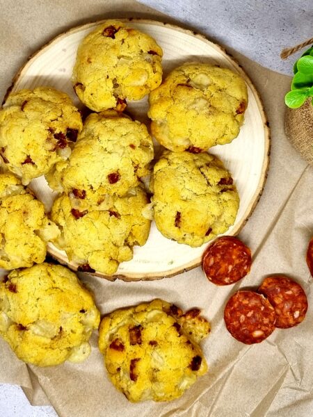 Cookies salés au comté et chorizo faciles et croustillants