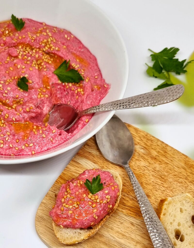 Crème de betterave et fêta facile et onctueuse