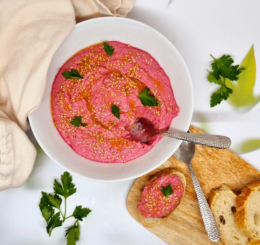 Crème de betterave et fêta facile et onctueuse