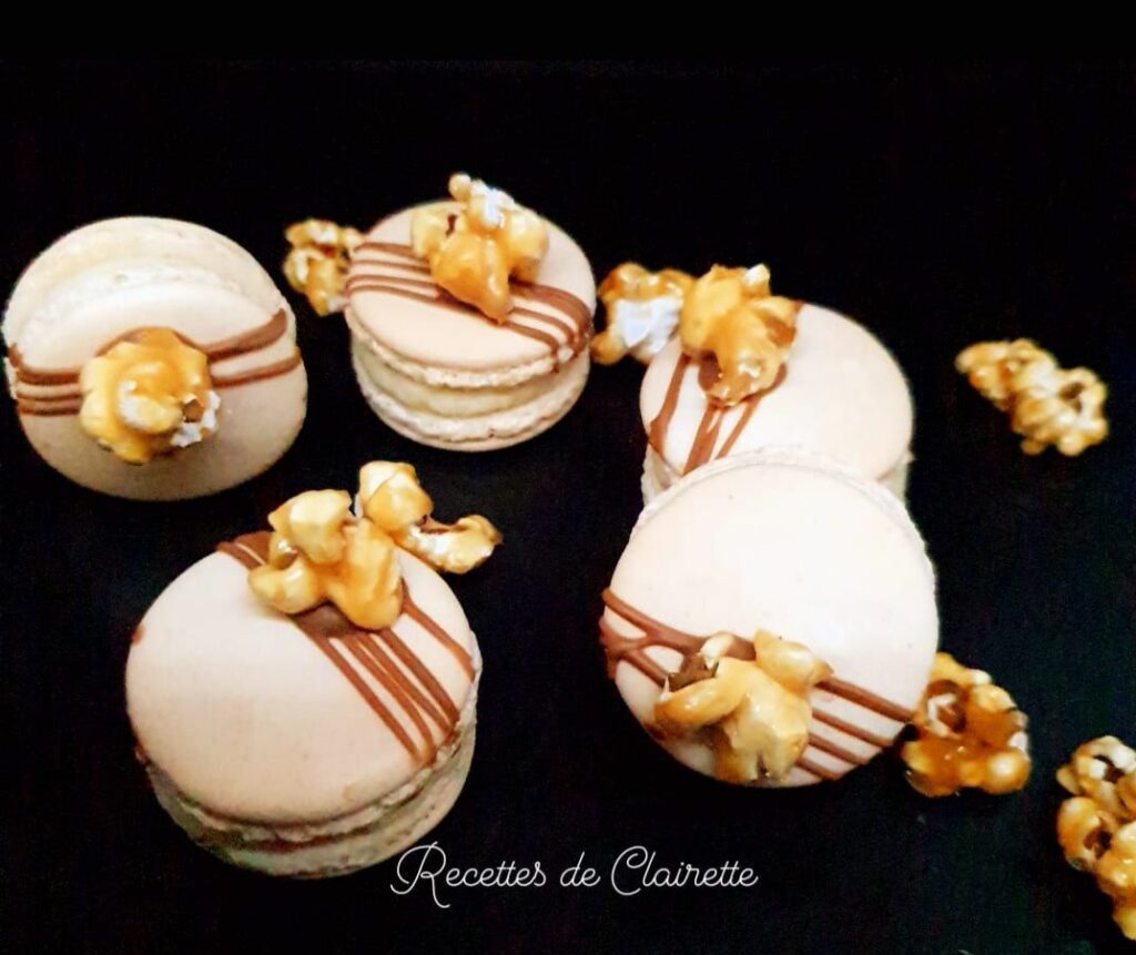 Macarons au pop-corn originaux et gourmands