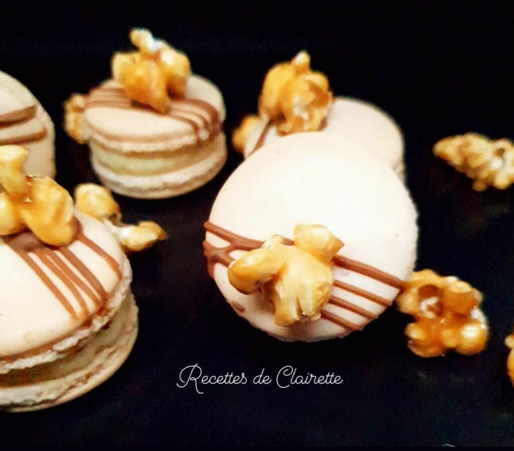 Macarons au pop-corn originaux et gourmands