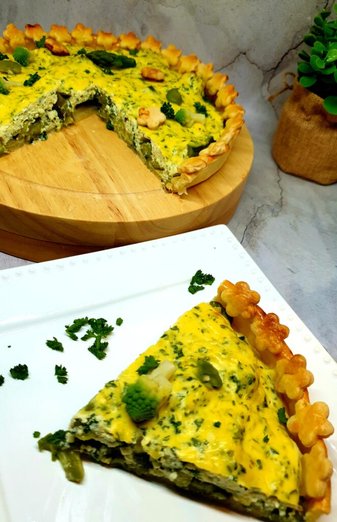 Quiche printanière aux légumes facile et gourmande