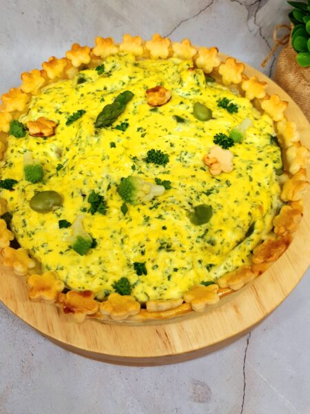 Quiche printanière aux légumes facile et gourmande