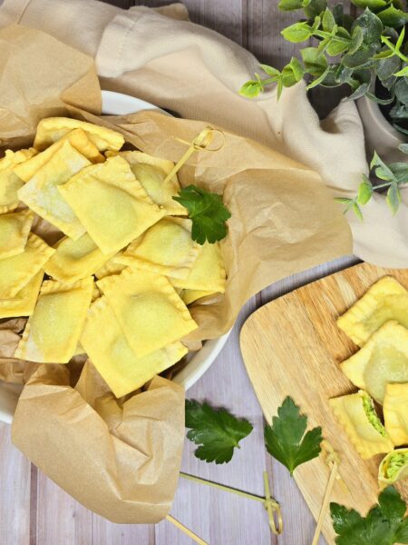 Ravioles croustillantes au fromage (au four ou frites)