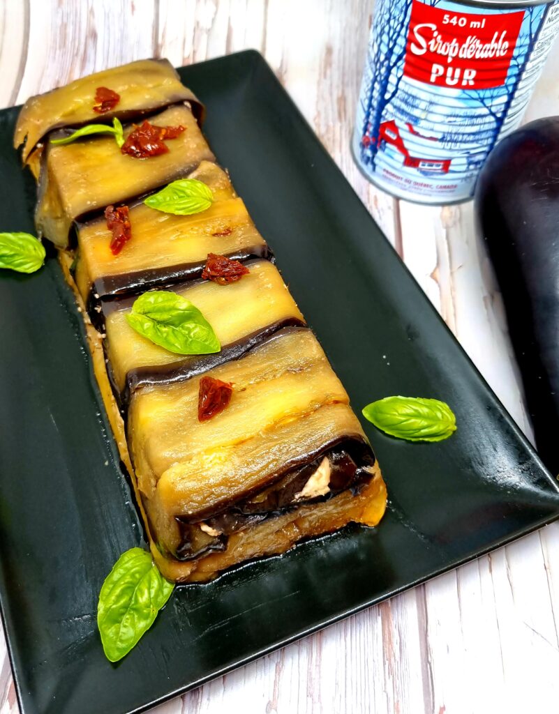 Tatin d’aubergines à l’érable facile et originale