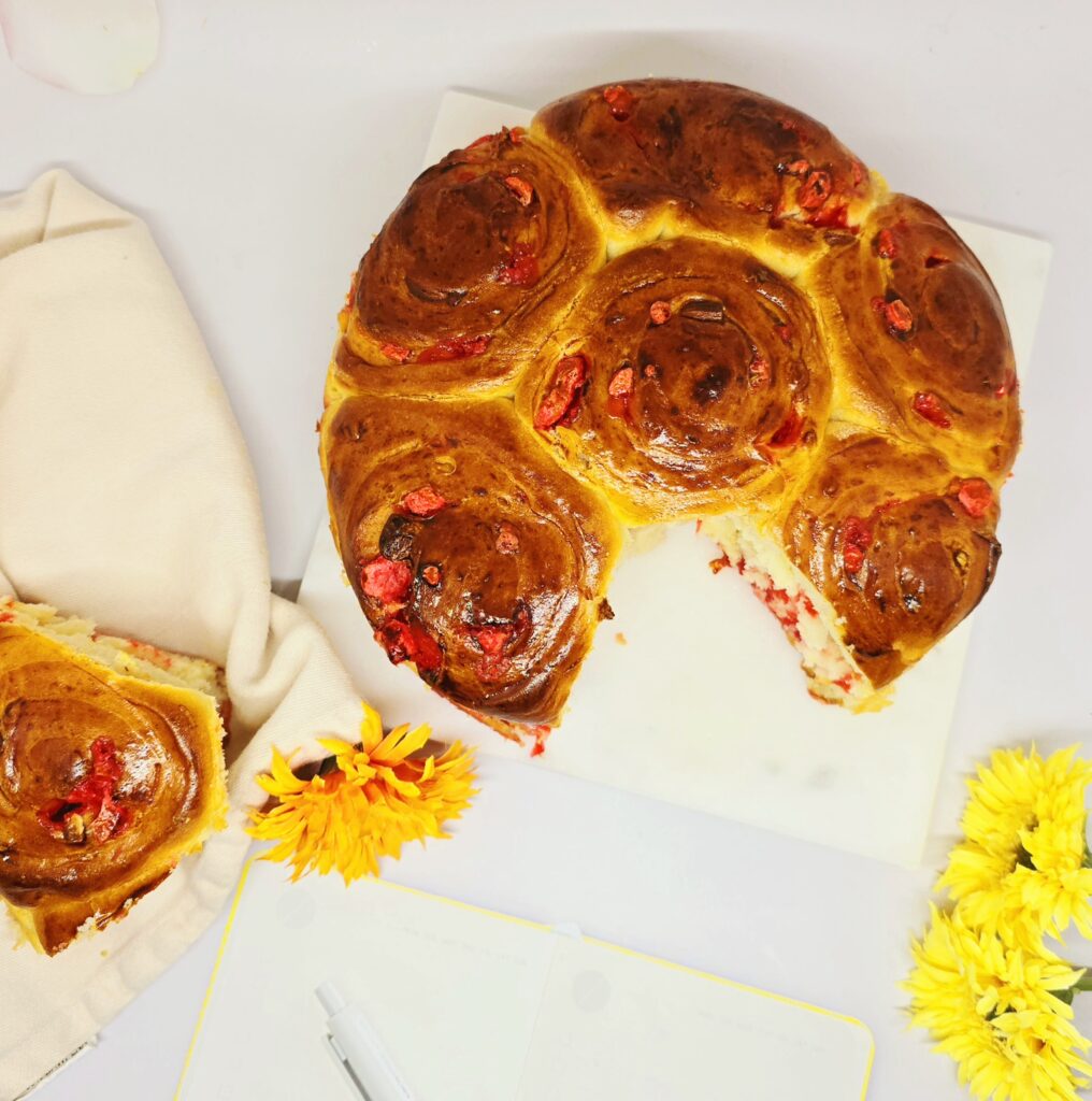 Chinois aux pralines roses moelleux