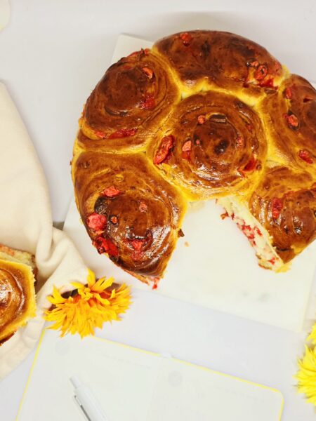 Chinois aux pralines roses moelleux