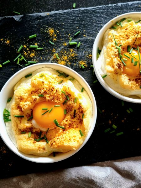 Œufs nuages au curry
