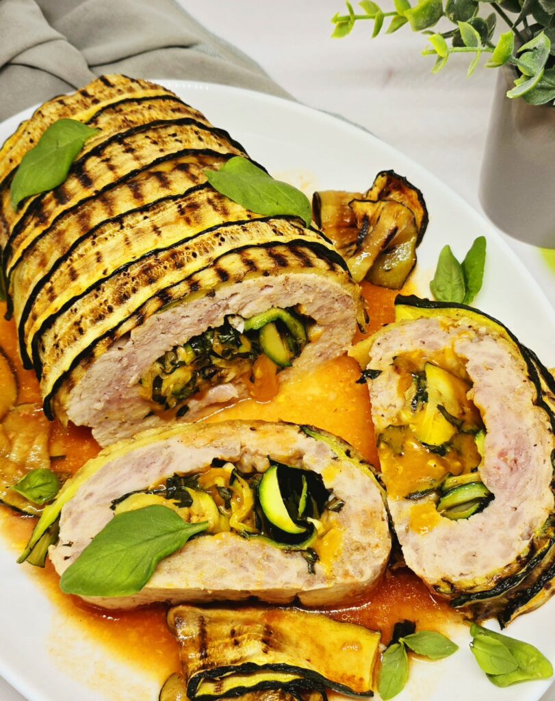 Pain de viande de dinde farci aux courgettes facile et moelleux