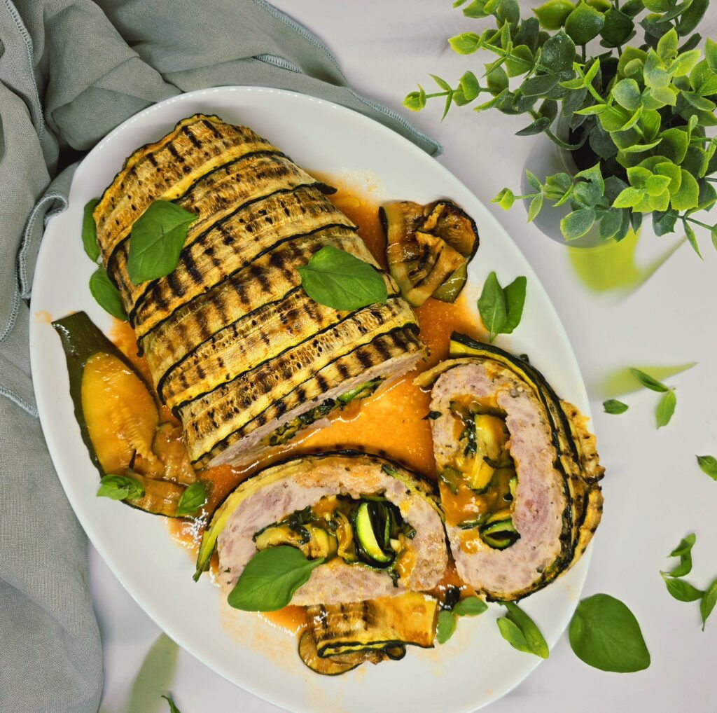 Pain de viande de dinde farci aux courgettes facile et moelleux
