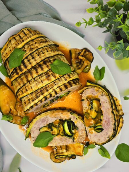 Pain de viande de dinde farci aux courgettes facile et moelleux