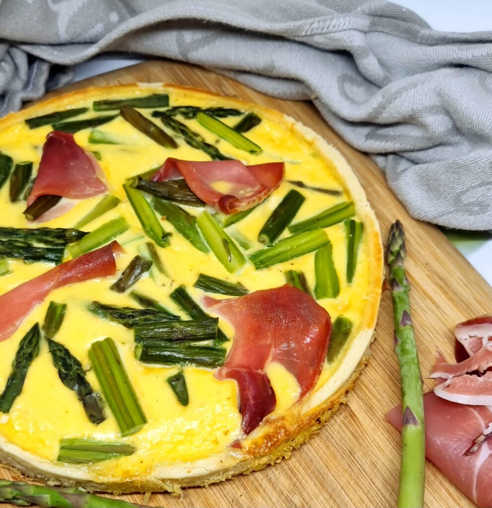 Quiche aux asperges et jambon cru 1 Quiche aux asperges et jambon cru