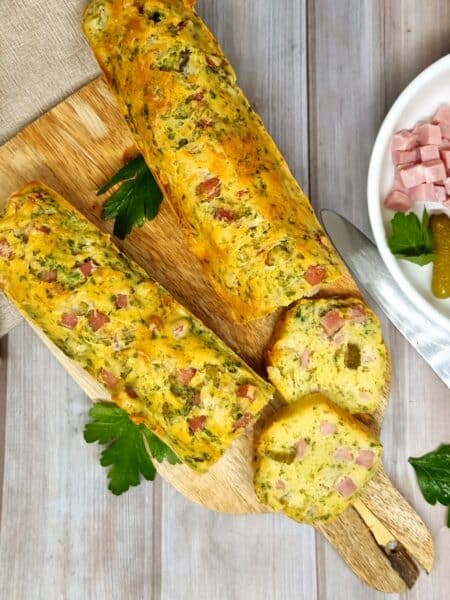 Cake jambon cornichon
