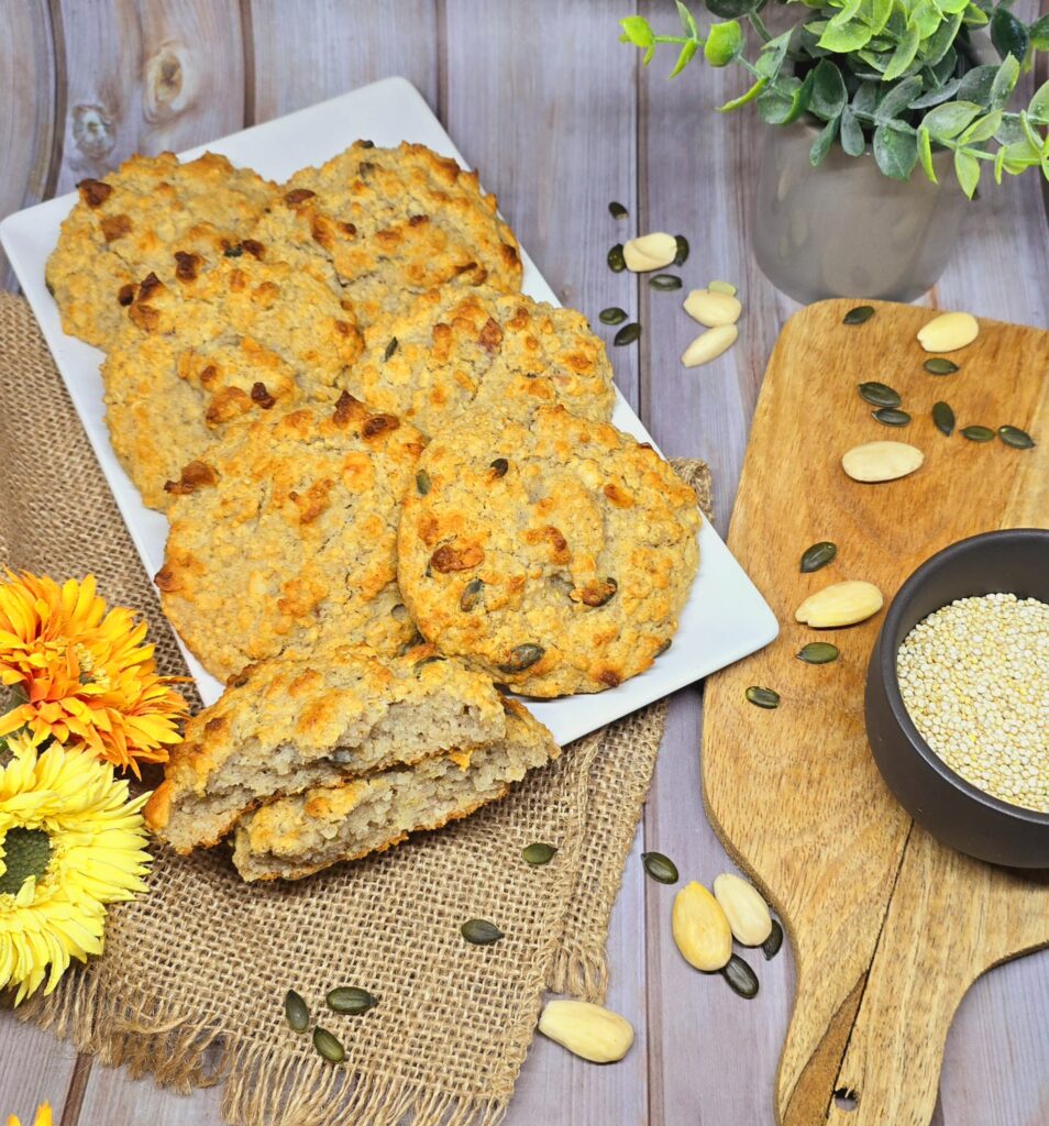 Cookies moelleux au quinoa