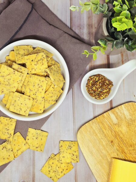 Crackers moutarde et comté
