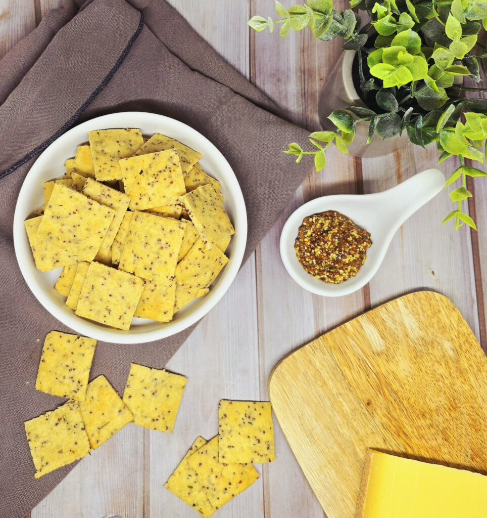Crackers moutarde et comté