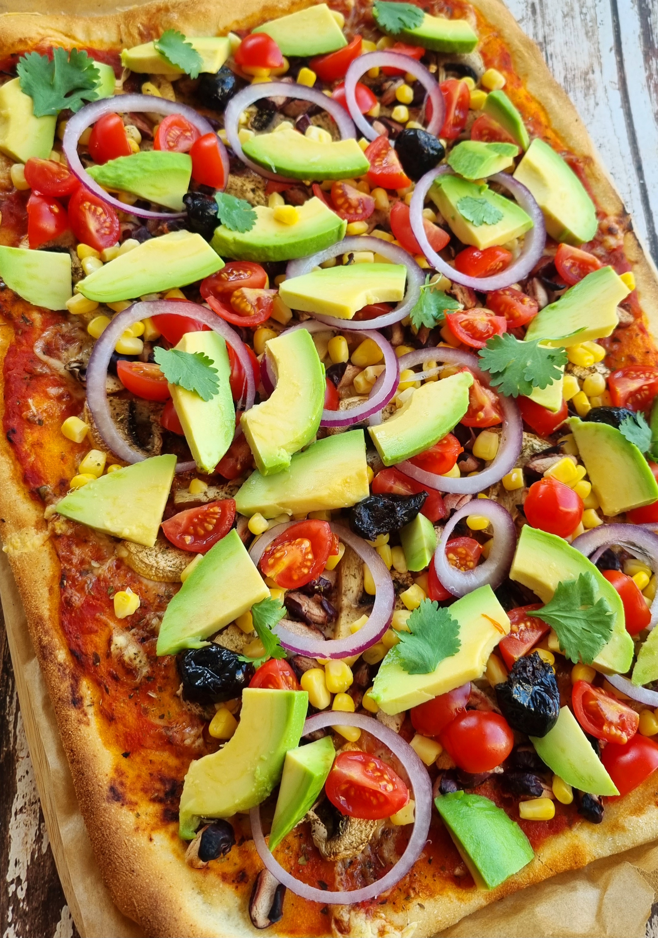 Pizza à la mexicaine