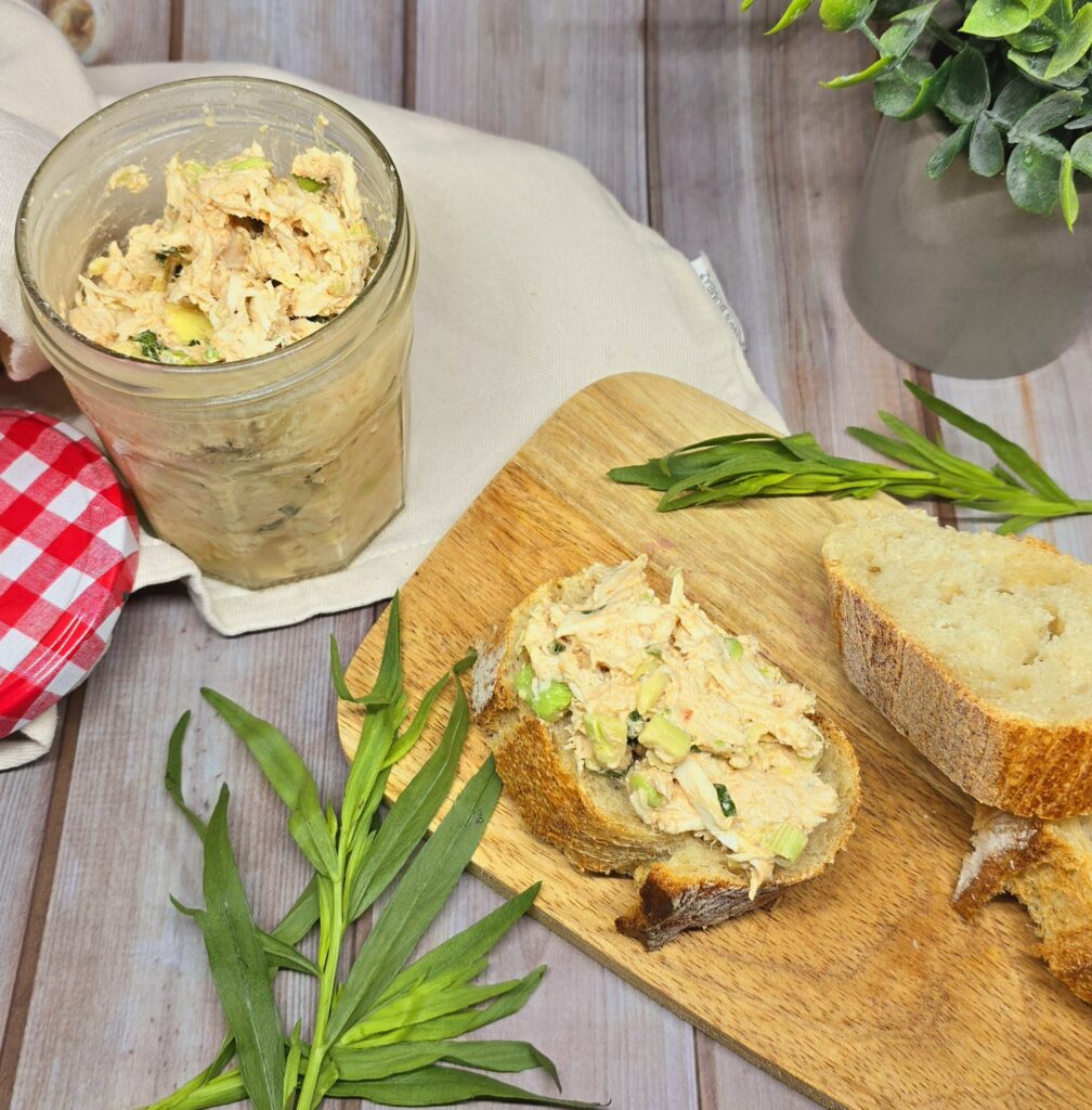 Rillettes de poulet à l'estragon