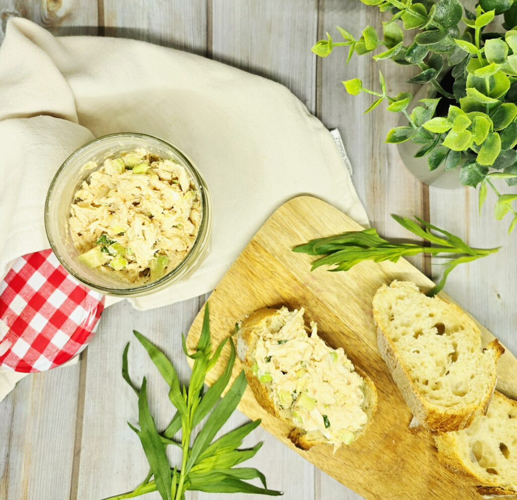 Rillettes de poulet à l'estragon