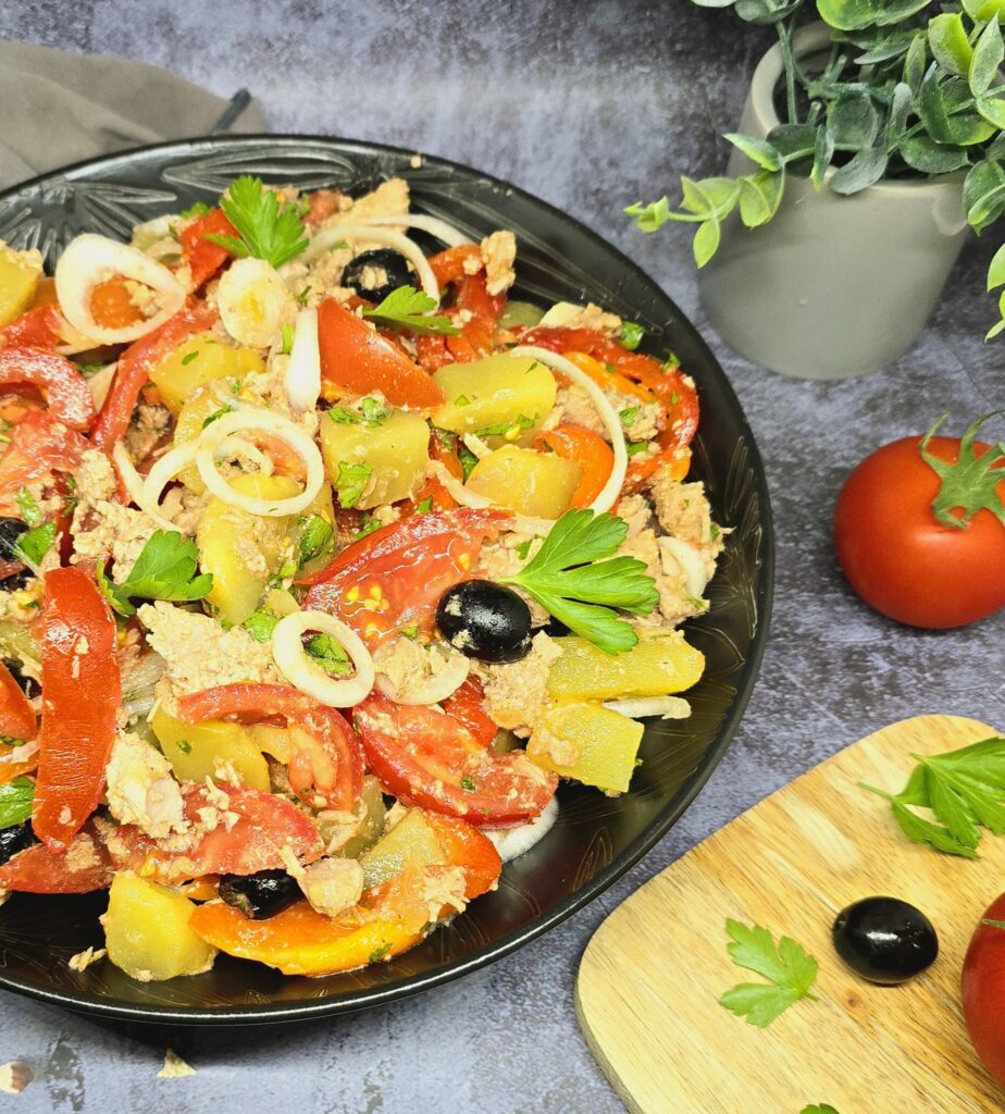 Salade calabraise : la recette italienne colorée au thon et aux poivrons