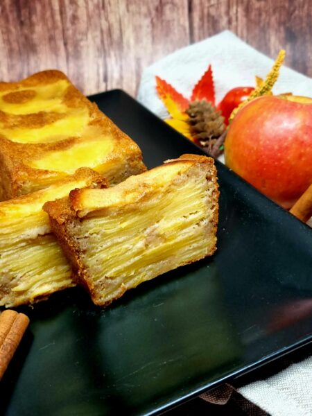 Gâteau invisible aux pommes