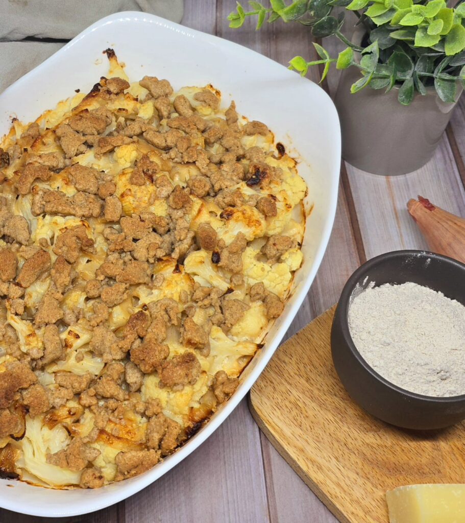 Crumble de chou fleur au sarrasin et crème de parmesan 1 Crumble de chou fleur au sarrasin et crème de parmesan