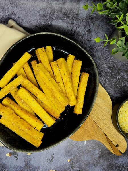 Frites de polenta au comté