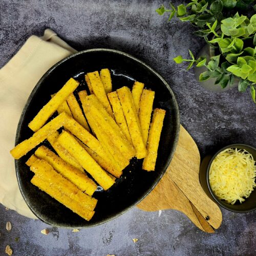 Frites de polenta au comté