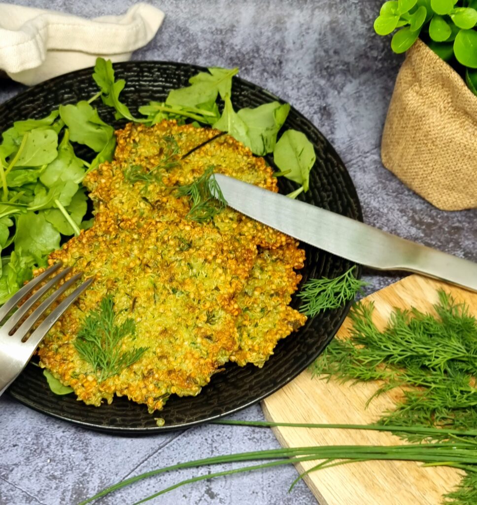 Galettes de quinoa aux herbes 1 Galettes de quinoa aux herbes