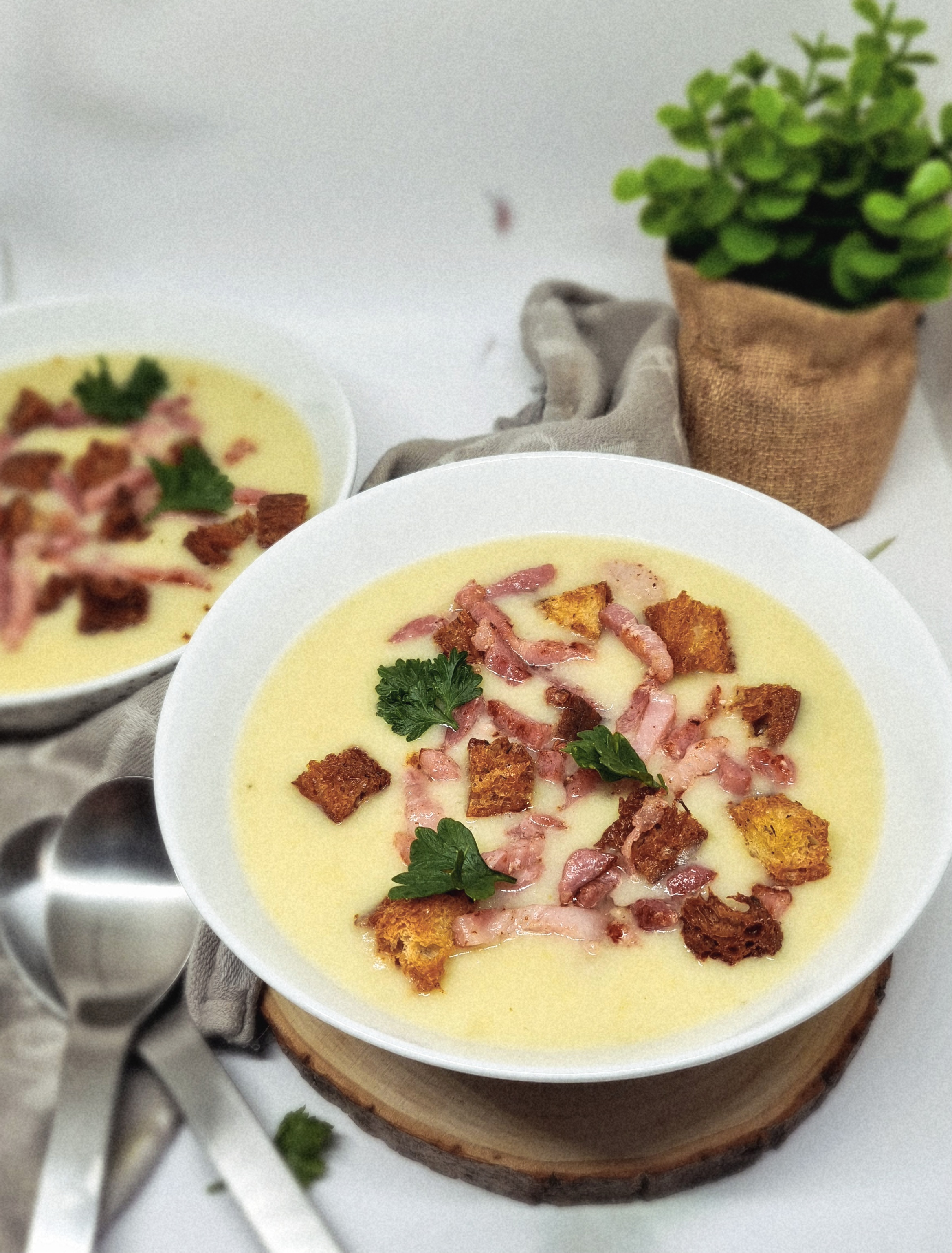 Soupe de pommes de terre au lard 1 Soupe de pommes de terre au lard