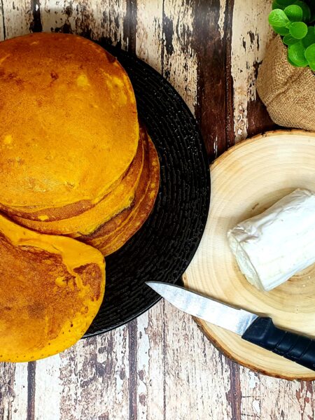Blinis de potimarron au chèvre