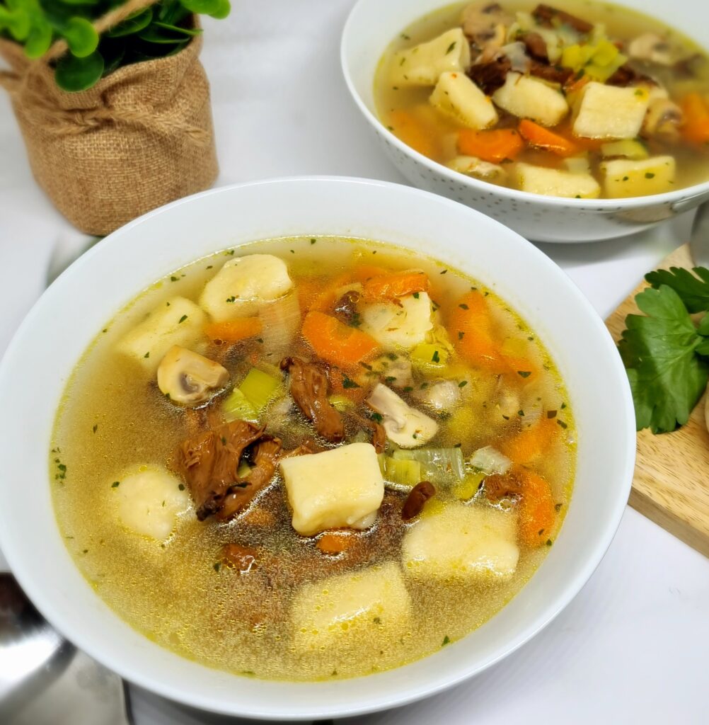 Bouillon aux légumes et gnocchis 1 Bouillon aux légumes et gnocchis