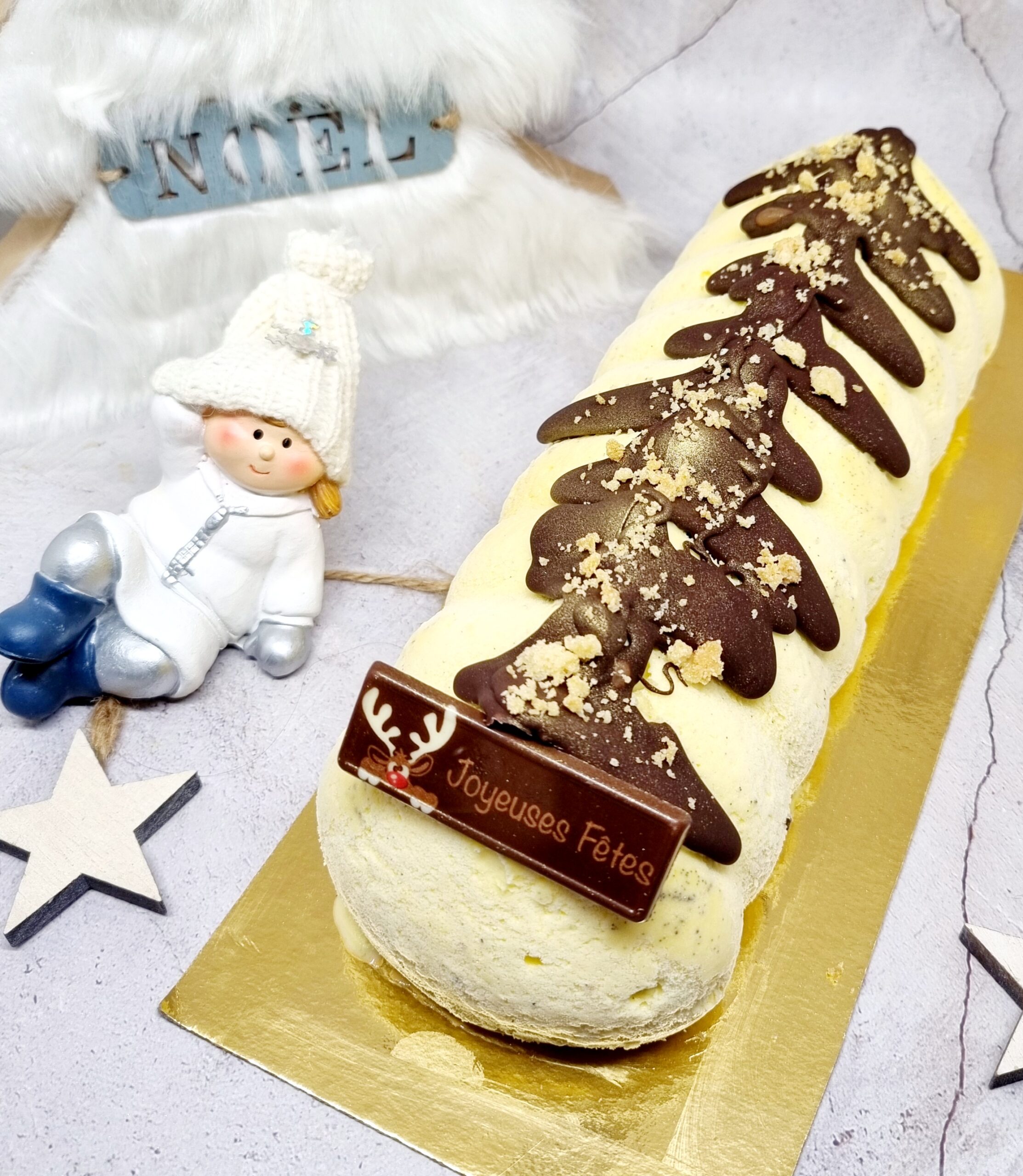 Bûche glacée façon Viennetta