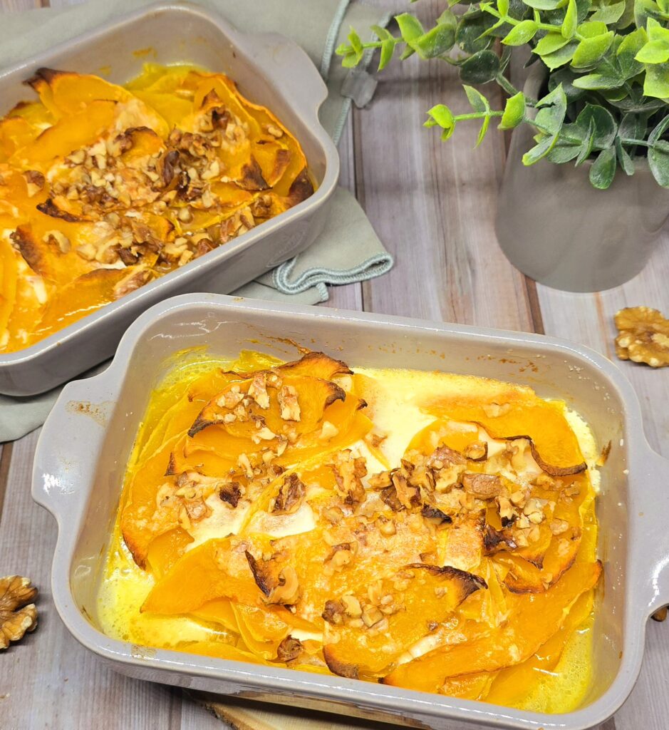 Dauphinois de butternut aux noix