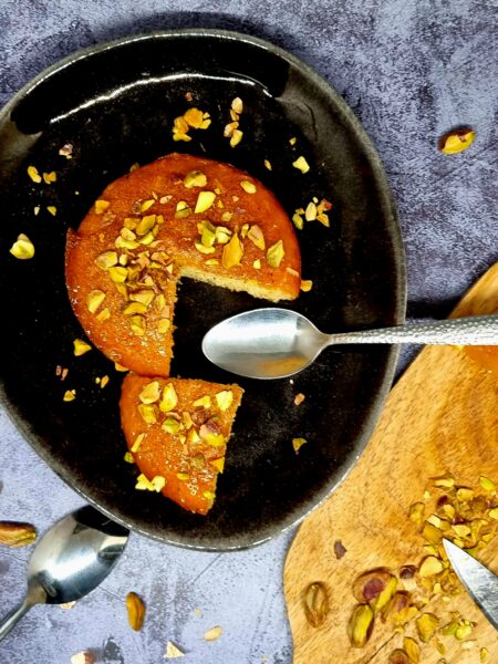 Gâteau de semoule à l'orange