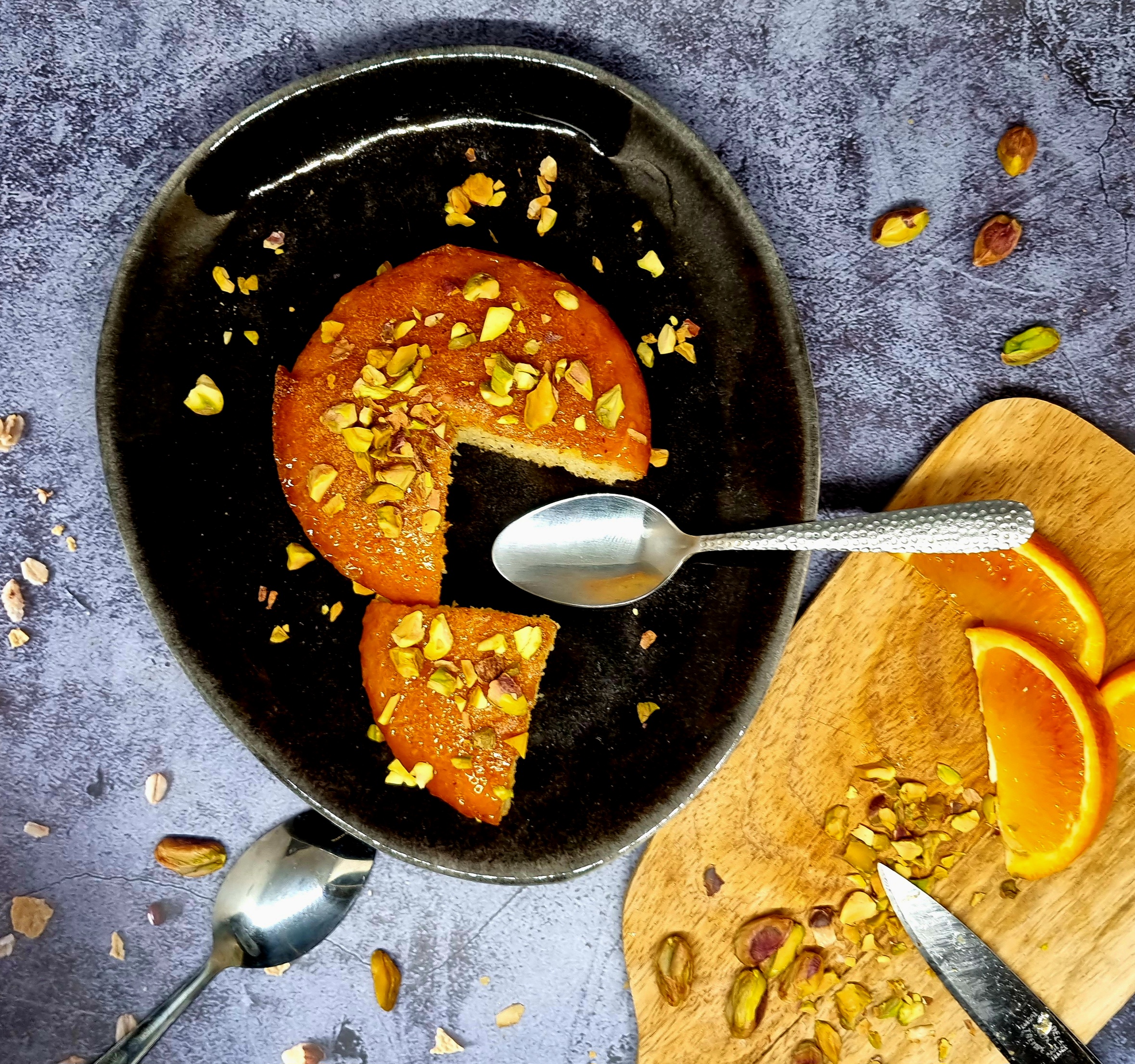 Gâteau de semoule à l’orange