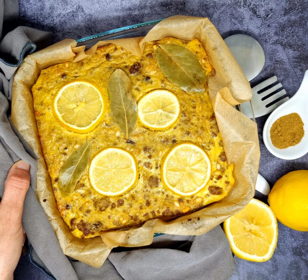 Gratin d'agneau au citron