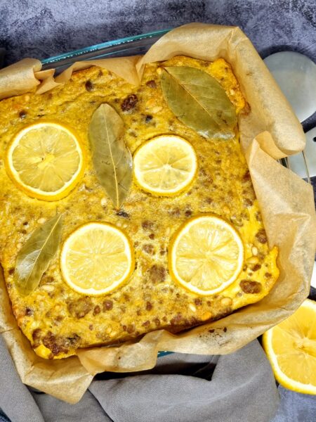 Gratin d'agneau au citron