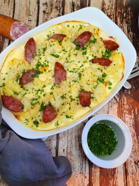 Gratin de chou fleur à la cancoillotte