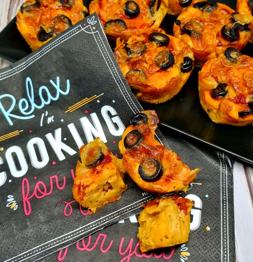 Muffins pizza 1 Muffins pizza