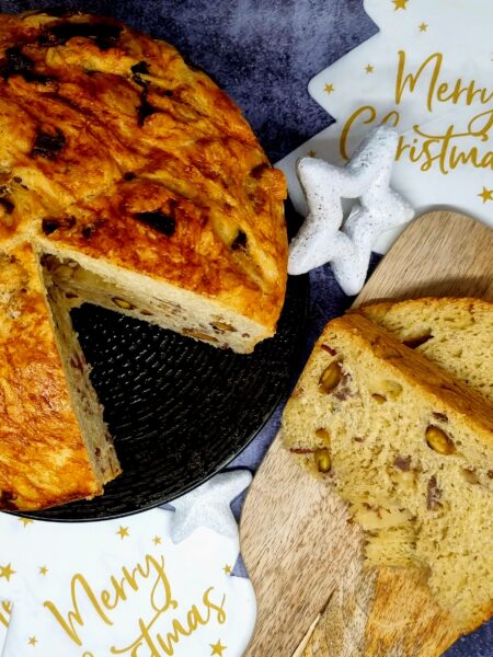 Panettone salé au magret et comté
