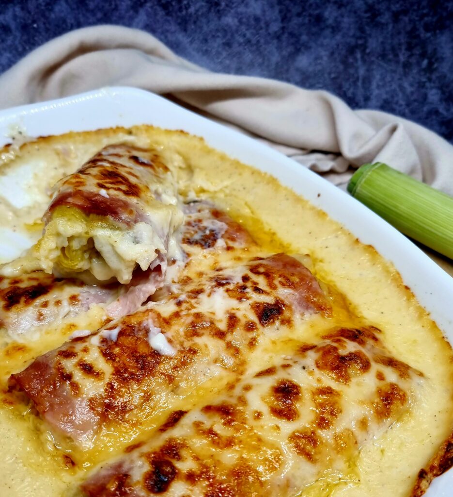 Poireaux au jambon
