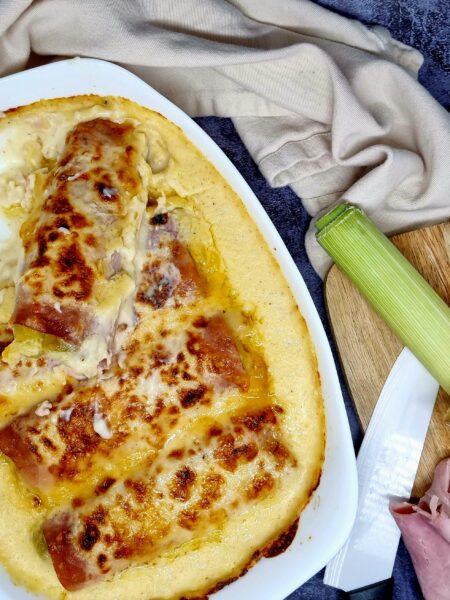 Poireaux au jambon