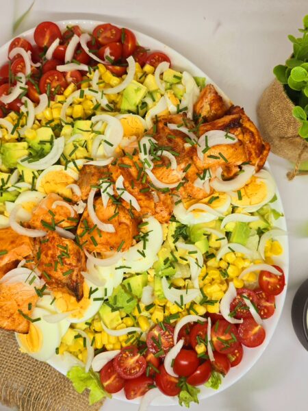 Salade cobb au saumon