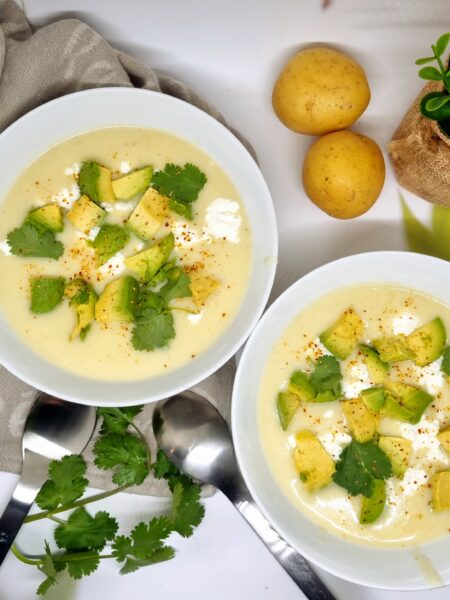 Soupe pomme de terre avocat
